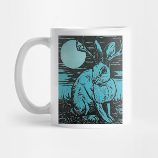 jackalope cryptid strange creature fake taxidermy Mug